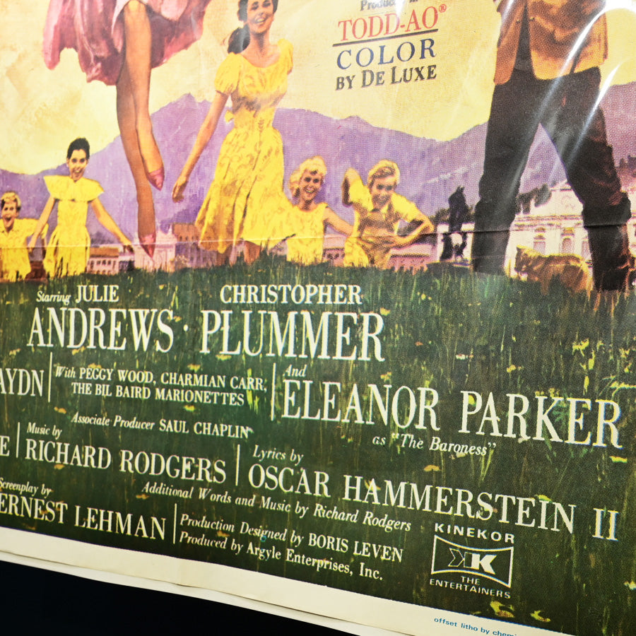 Afiche o cartel de cine "The Sound of Music" original