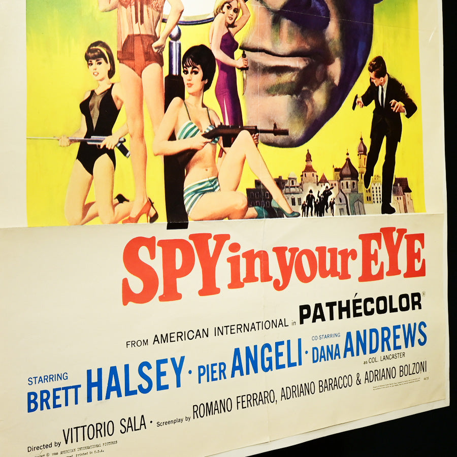 Afiche o cartel de cine "Spy in your eye" original