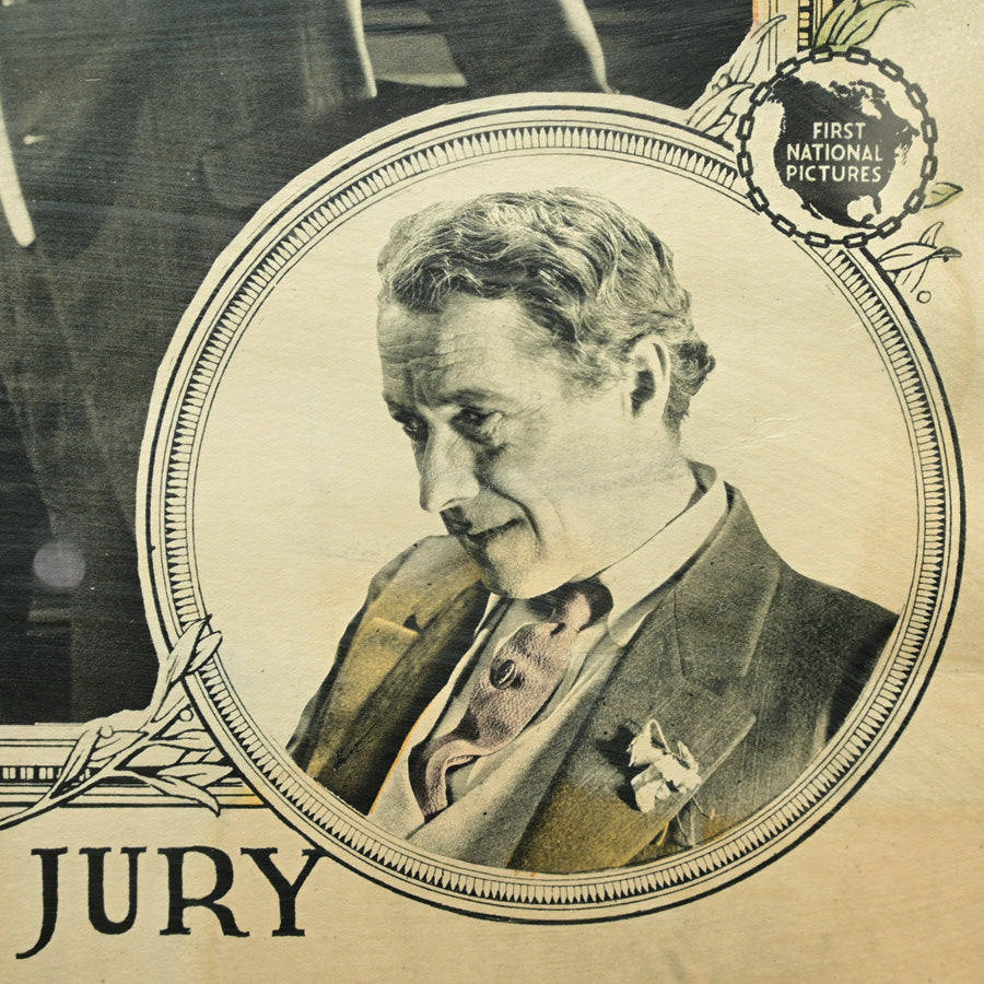 Afiche de film "The Woman on the Jury" 1924