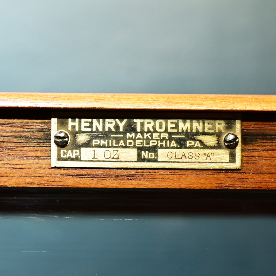 Balanza de precisión Henry Troemner