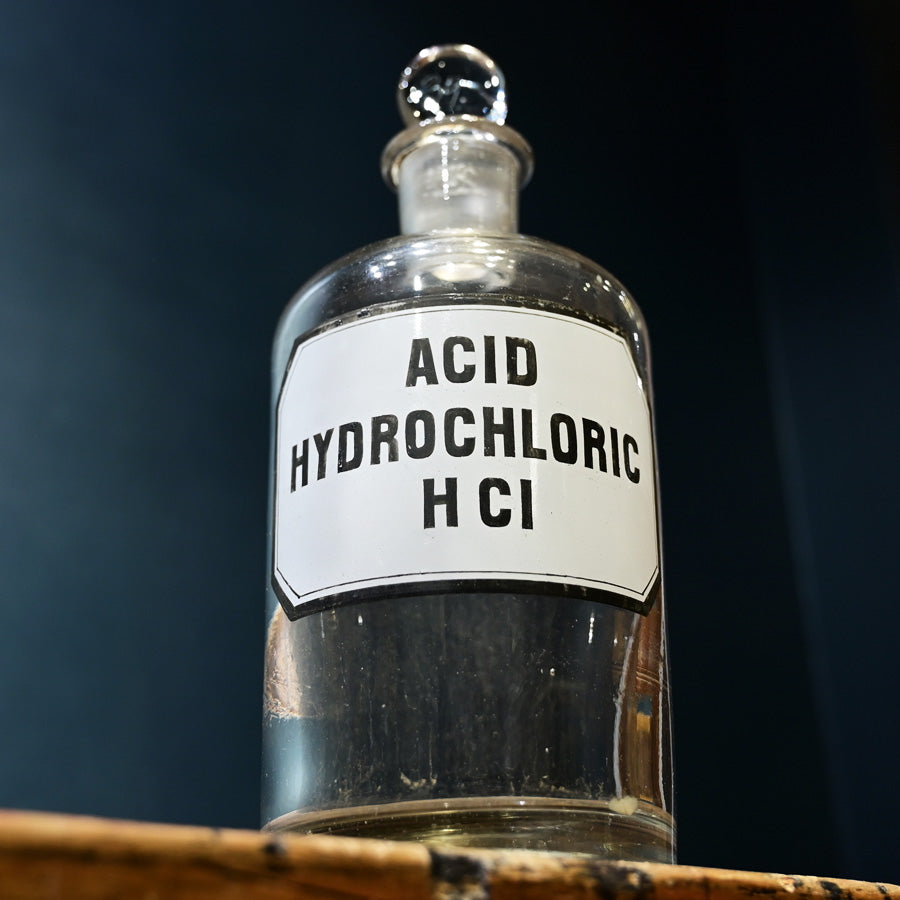 Frasco farmacéutico Ácido Clorhídrico