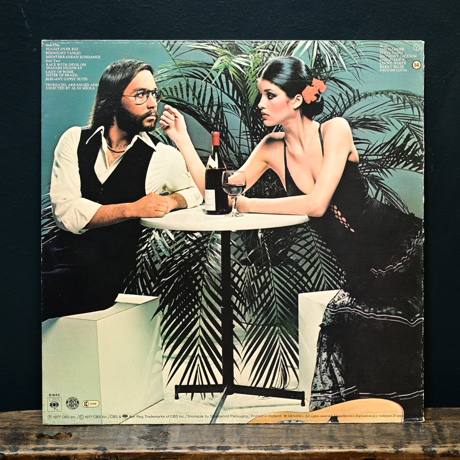 Long Play "Elegant Gypsy" de Al Di Meola edición neerlandesa de 1977