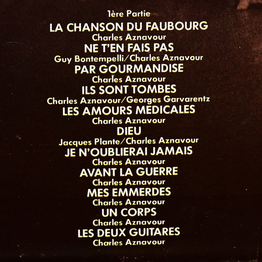 Long Play "Guichets Fermés" de Charles Aznavour