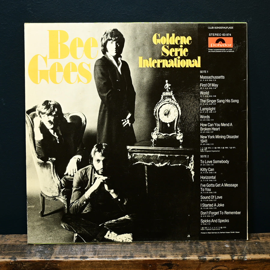 Long Play Bee Gees compilación alemana año 1976