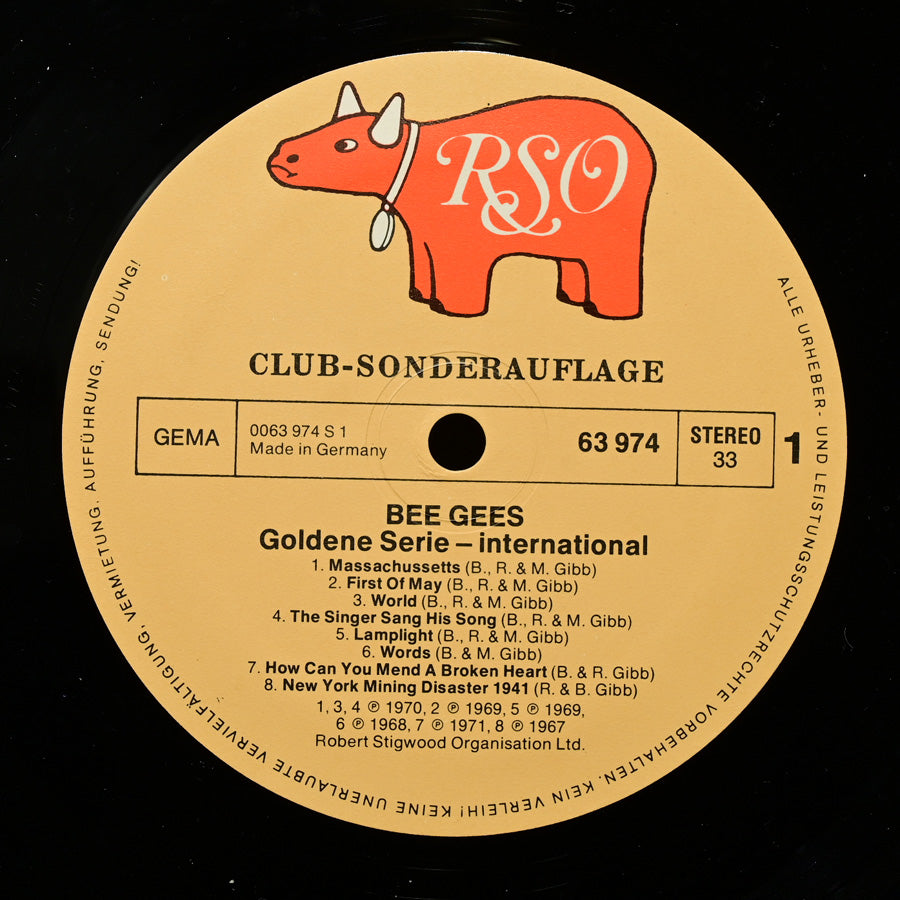 Long Play Bee Gees compilación alemana año 1976