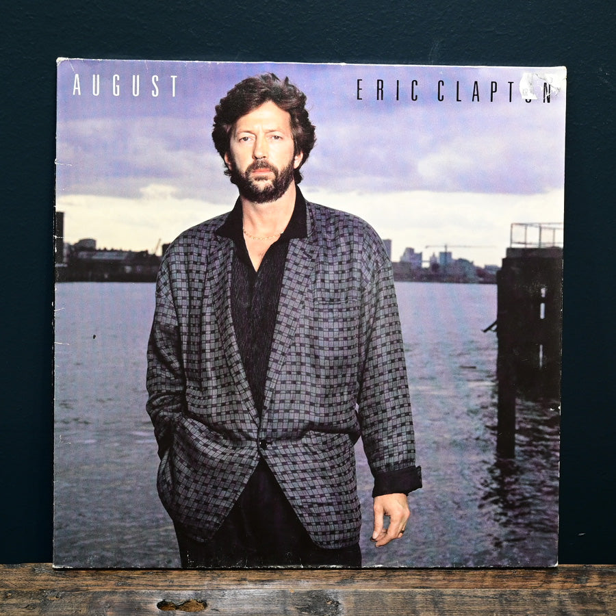 Long Play "August" de Eric Clapton edición alemana 1986