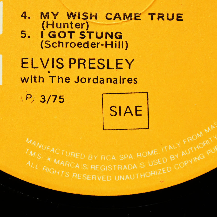 Long Play Elvis Presley "50.000.000 Elvis Fans can't be wrong" Vol. 2