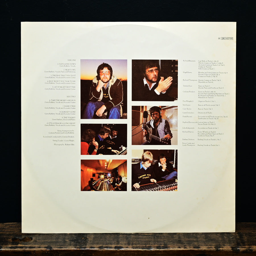 Long Play Night Owl de Gerry Rafferty edición inglesa de 1979