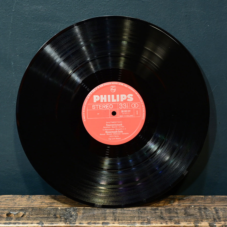 Long Play Música del Agua y Suite Fuegos de Artificio de G.F. Haendel