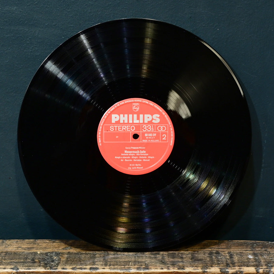 Long Play Música del Agua y Suite Fuegos de Artificio de G.F. Haendel