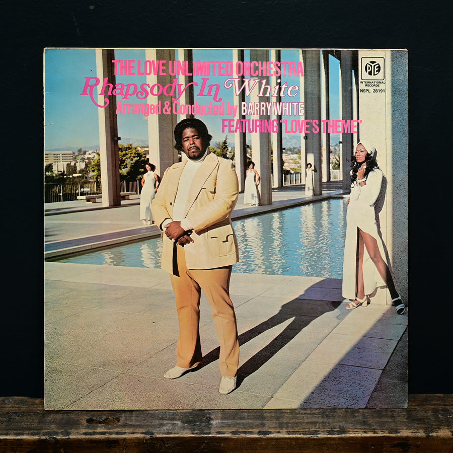 Long Play "Rhapsody in White" de The Love Unlimited Orchestra, edición británica 1974