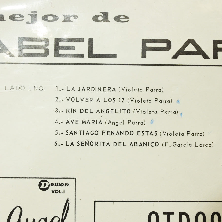 Long Play "Lo mejor de Isabel Parra"