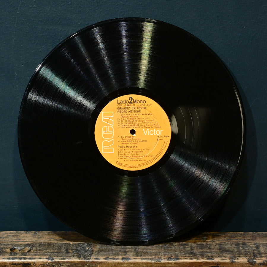 Long Play "Grandes Exitos de Pedro Messone" Chile, 1971