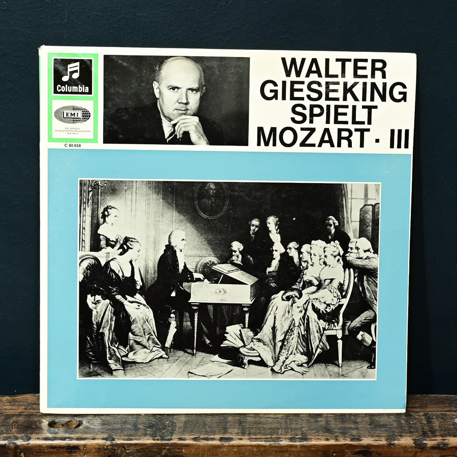 Long Play obras para piano de Mozart por Walter Gieseking