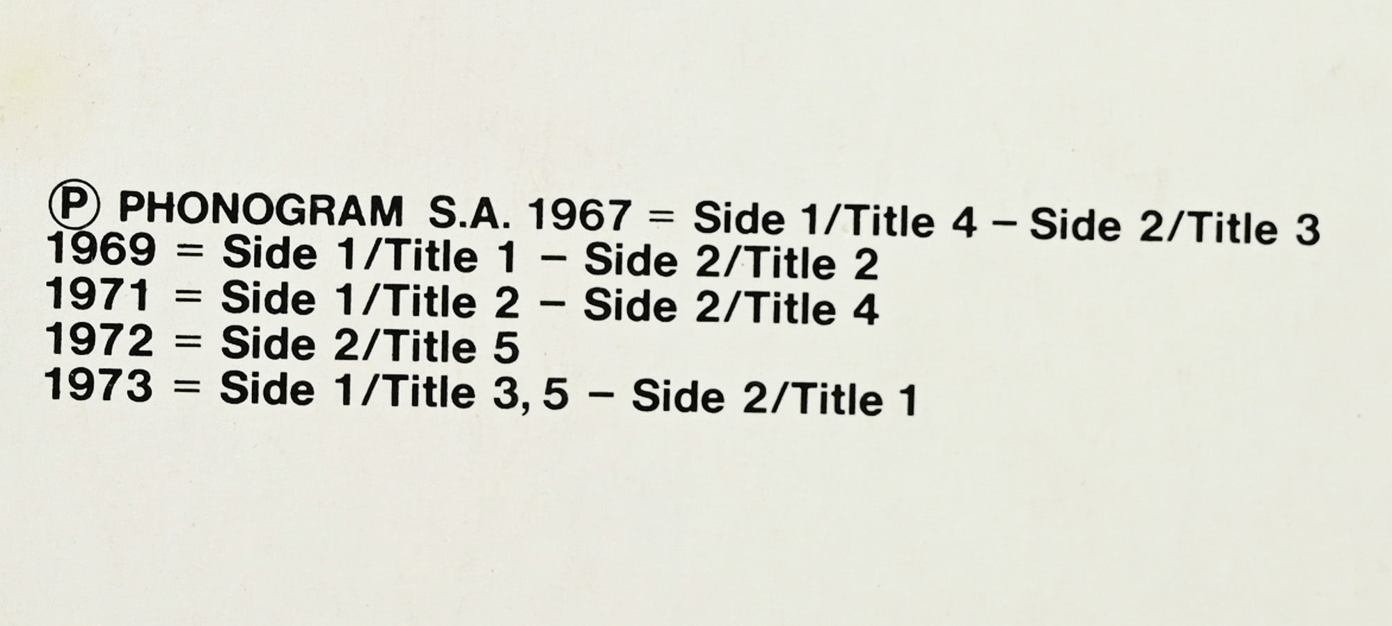 Long Play "Paco de Lucía" compilación alemana 1973
