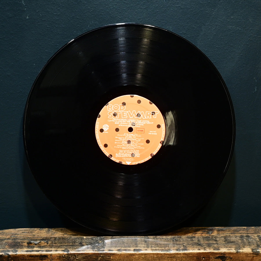 Long Play "Foolish Behaviour" de Rod Steward edición neerlandesa de 1980