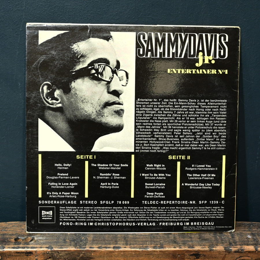 Long Play "Entertainer N°1" de Sammy Davis Jr.