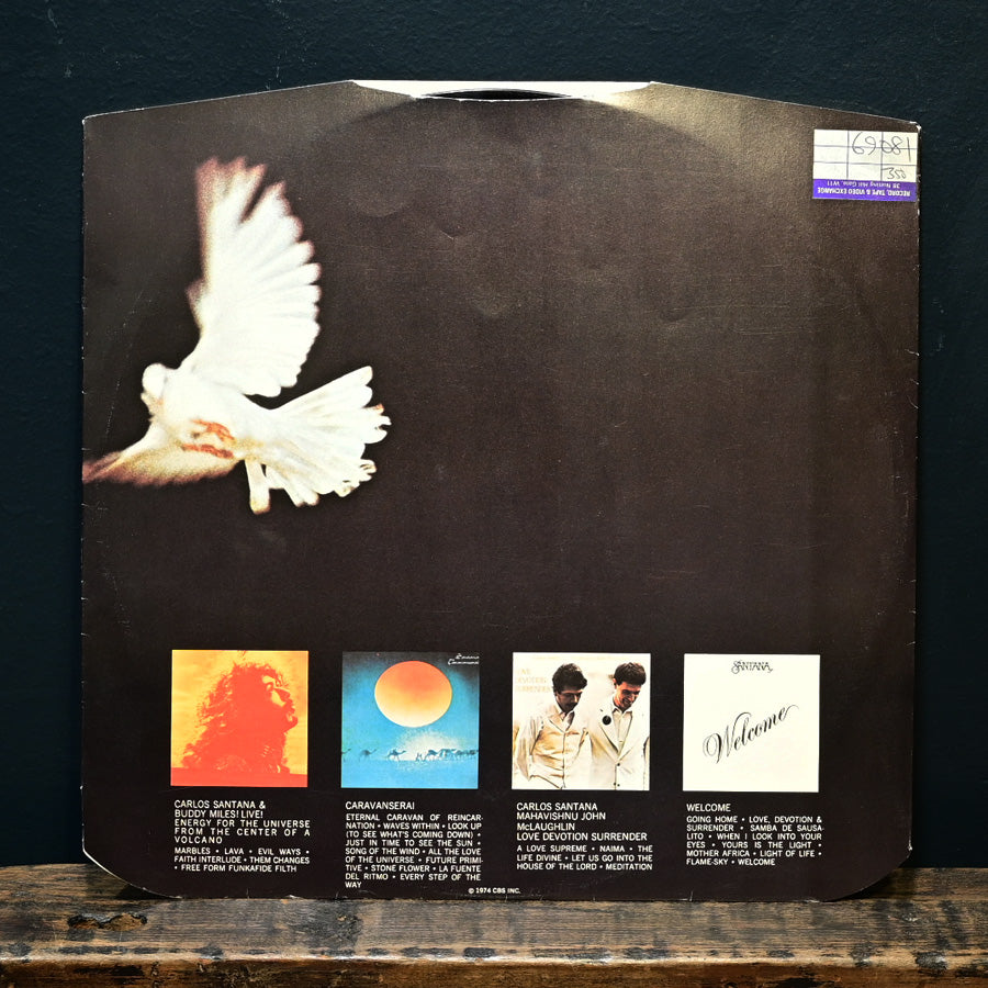 Long Play "Santana's Greatest Hits" versión inglesa de 1974