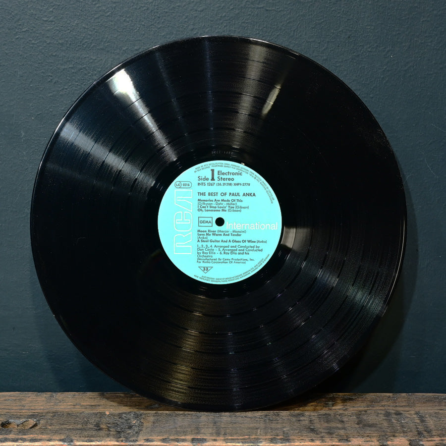 Long Play "The Best of Paul Anka" edición alemana 1971