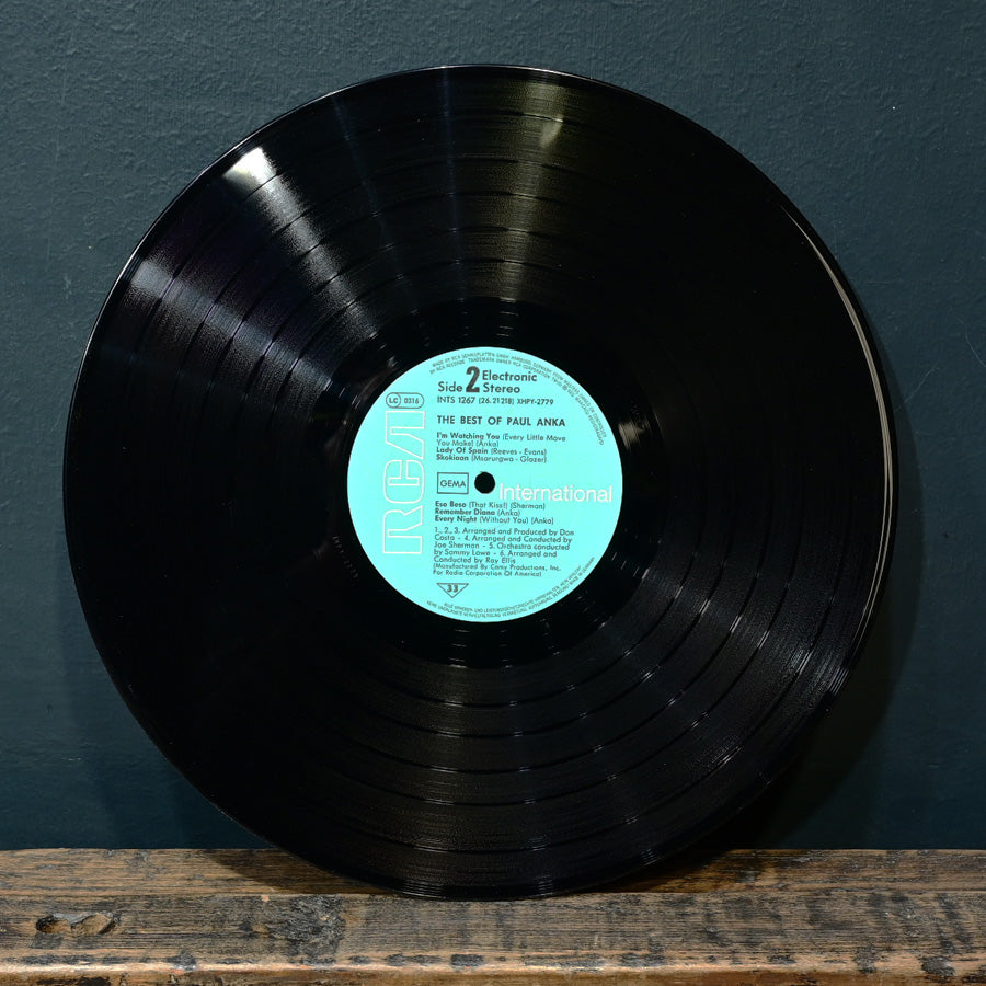 Long Play "The Best of Paul Anka" edición alemana 1971