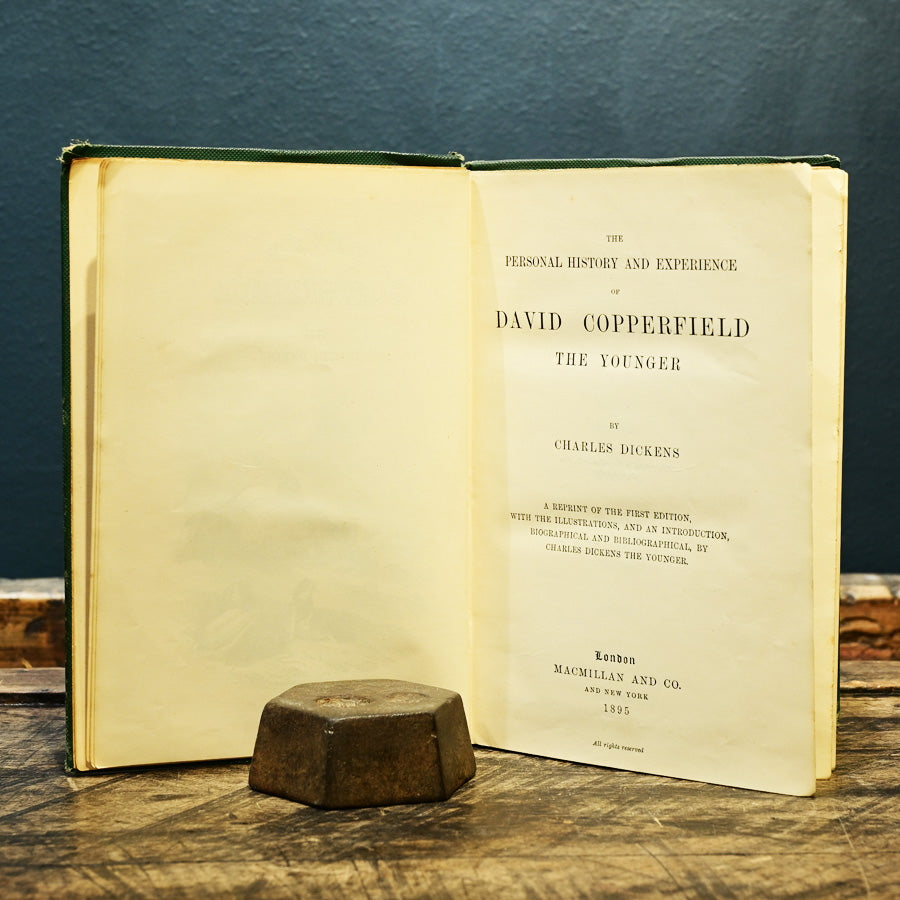 Libro "David Copperfield" de Charles Dickens edición de 1895