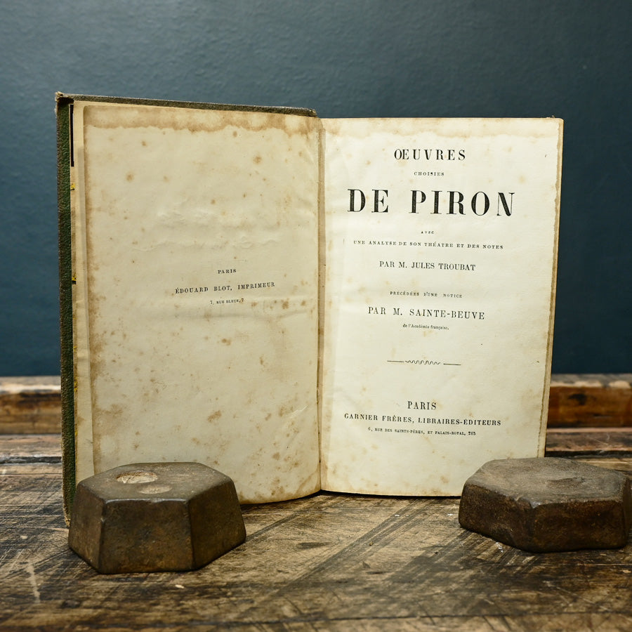 Libro Oeuvres Choisies de Piron