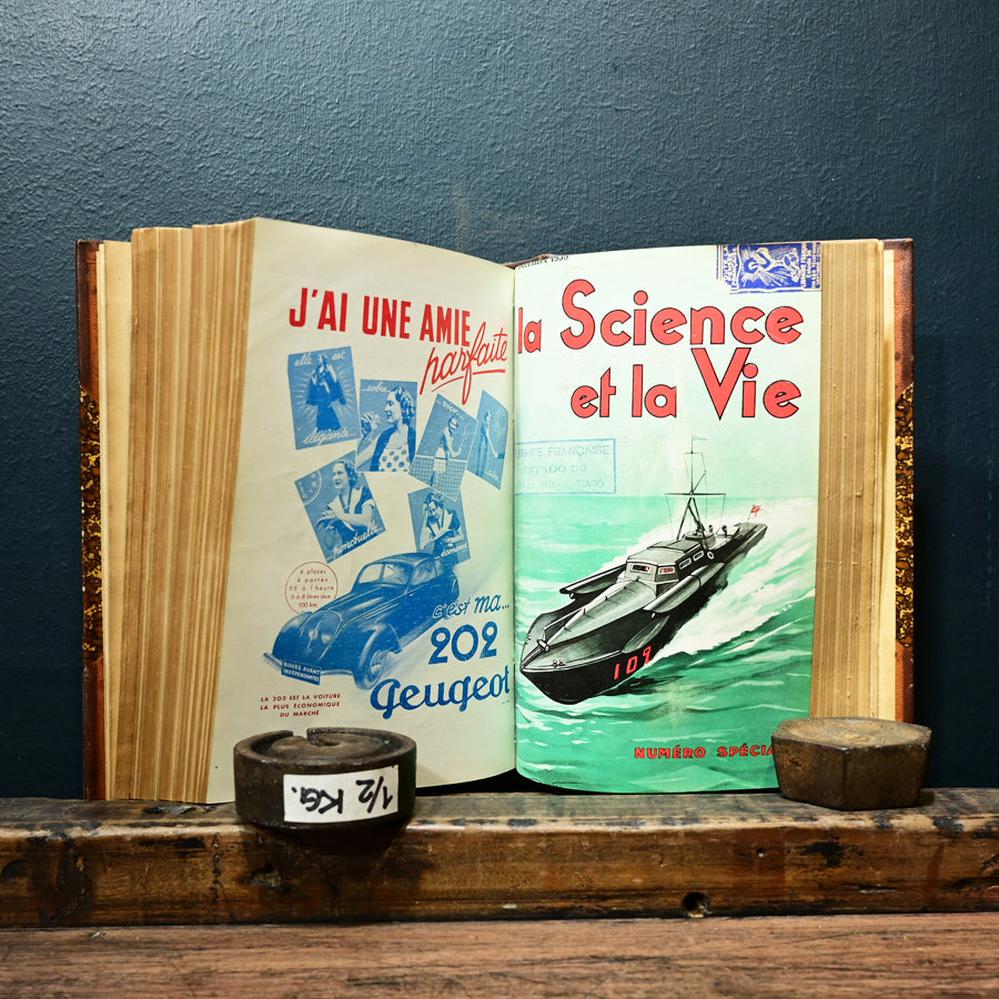 Revistas La Science et la Vie año 1938 empastados