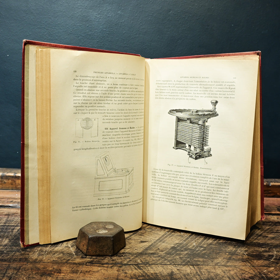 Libro "Traité de Telegraphie Electrique" H. Thomas 1922