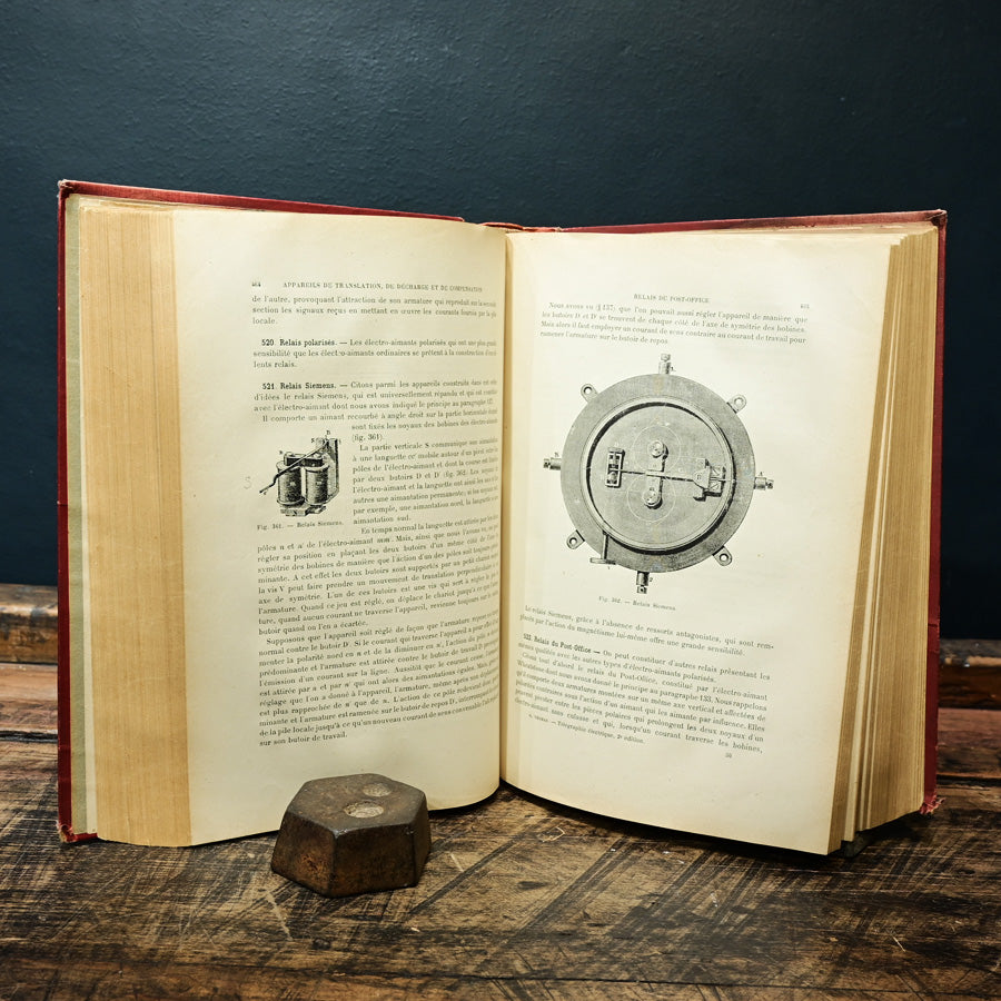 Libro "Traité de Telegraphie Electrique" H. Thomas 1922