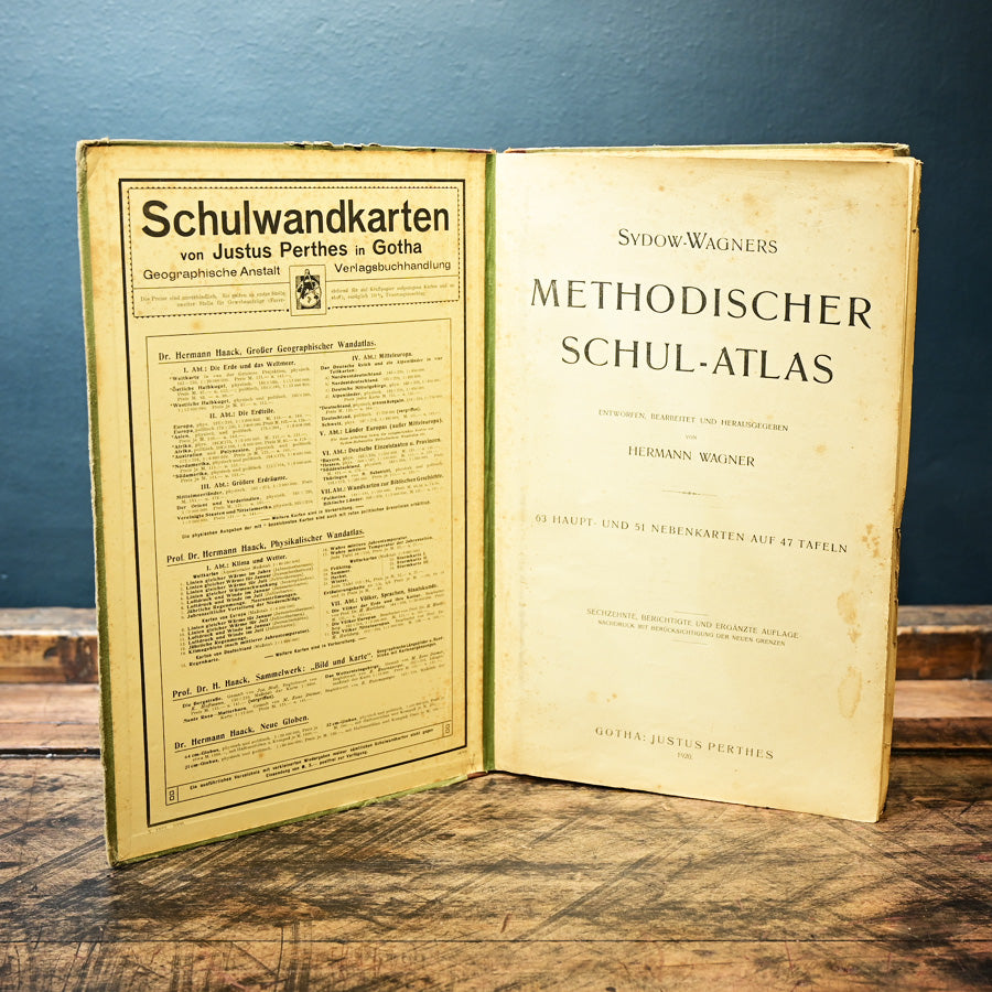 Atlas metódico de escuela Sydow-Wagners 1920