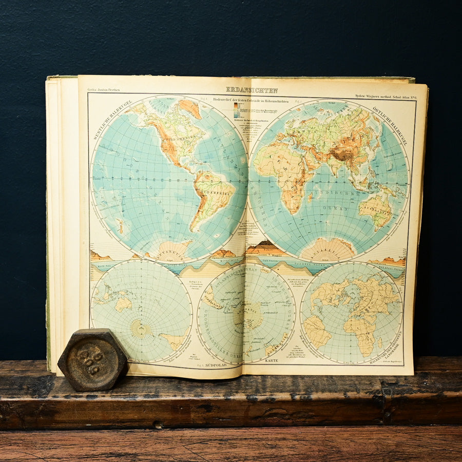 Atlas metódico de escuela Sydow-Wagners 1920