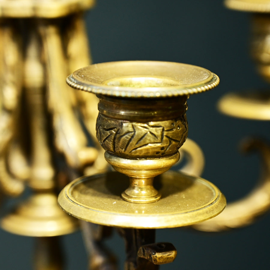 Par de candelabros estilo Napolón III