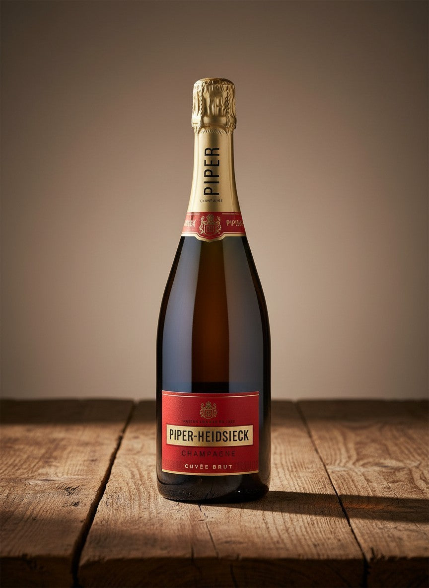 Champagne Piper Heidsieck Cuvee Brut A.O.C Champagne (Reims, Francia)
