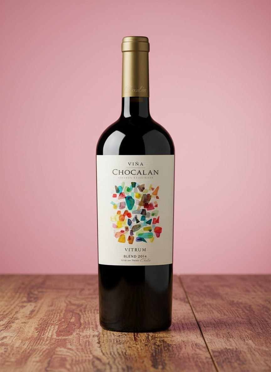 Vino Chocalán Vitrum 2021 Ensamblaje MAGNUM 1500cc D.O. Maipo Costa