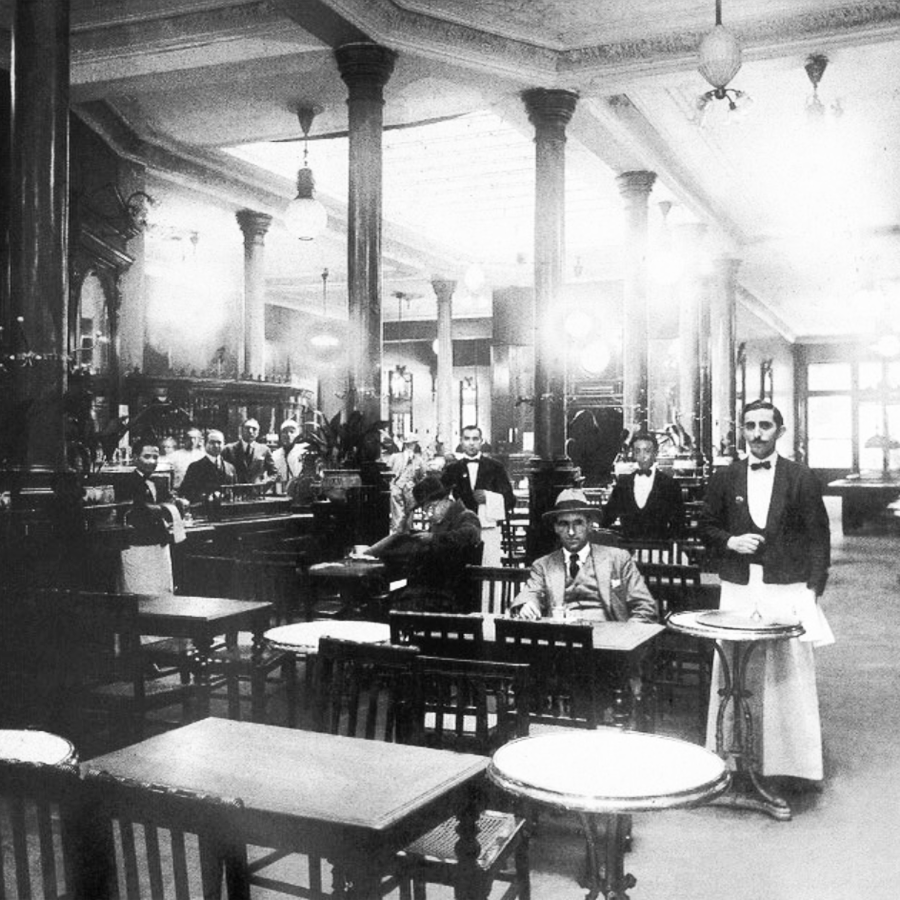 Sifón de soda Café Tortoni