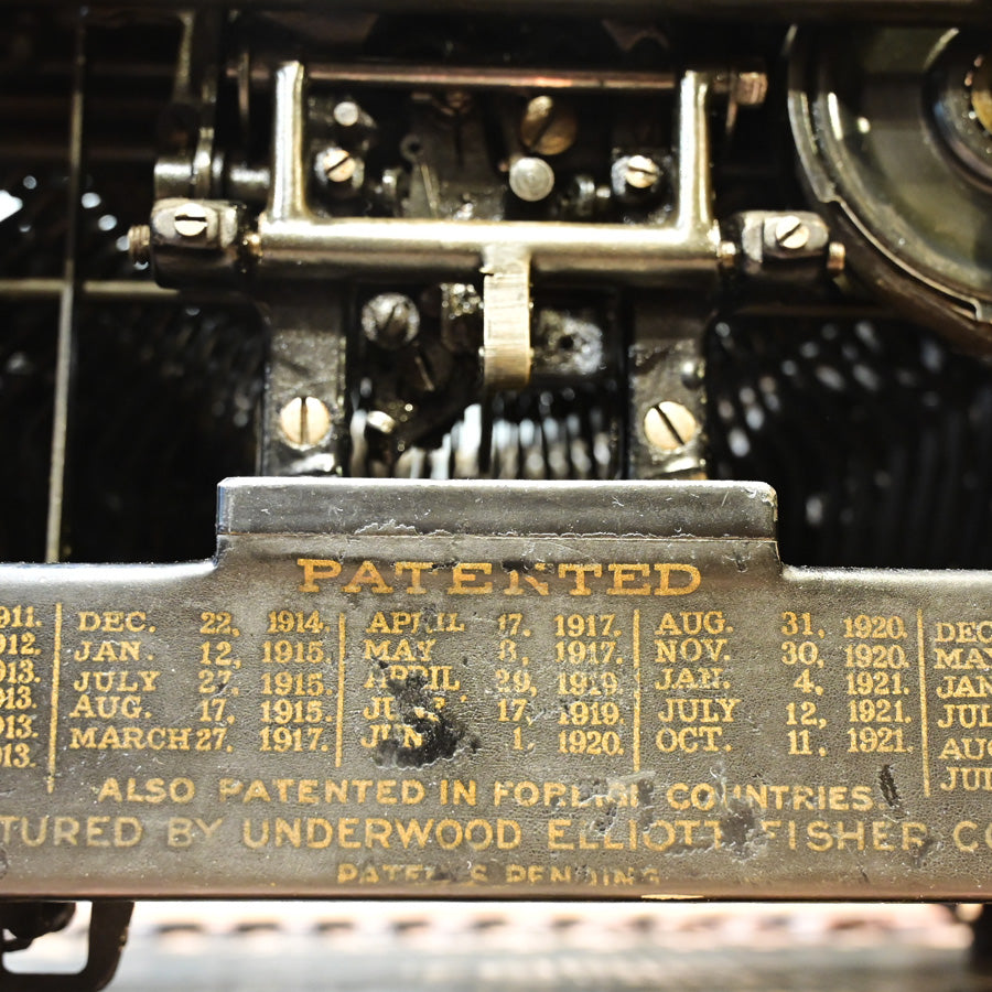 Máquina de escribir Underwood No. 5