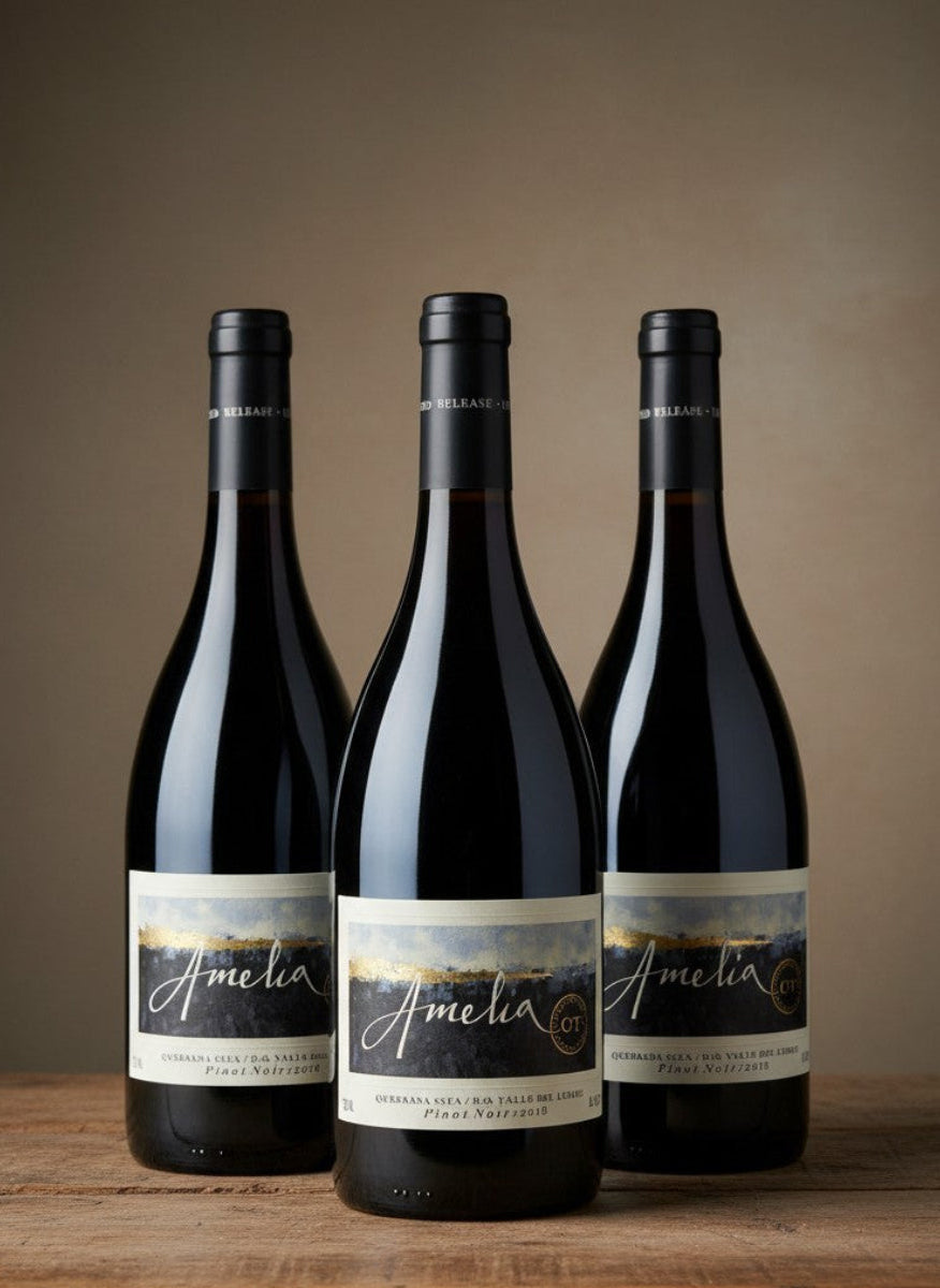 Vino Amelia Pinot Noir 2023 D.O. Limarí | 3 botellas