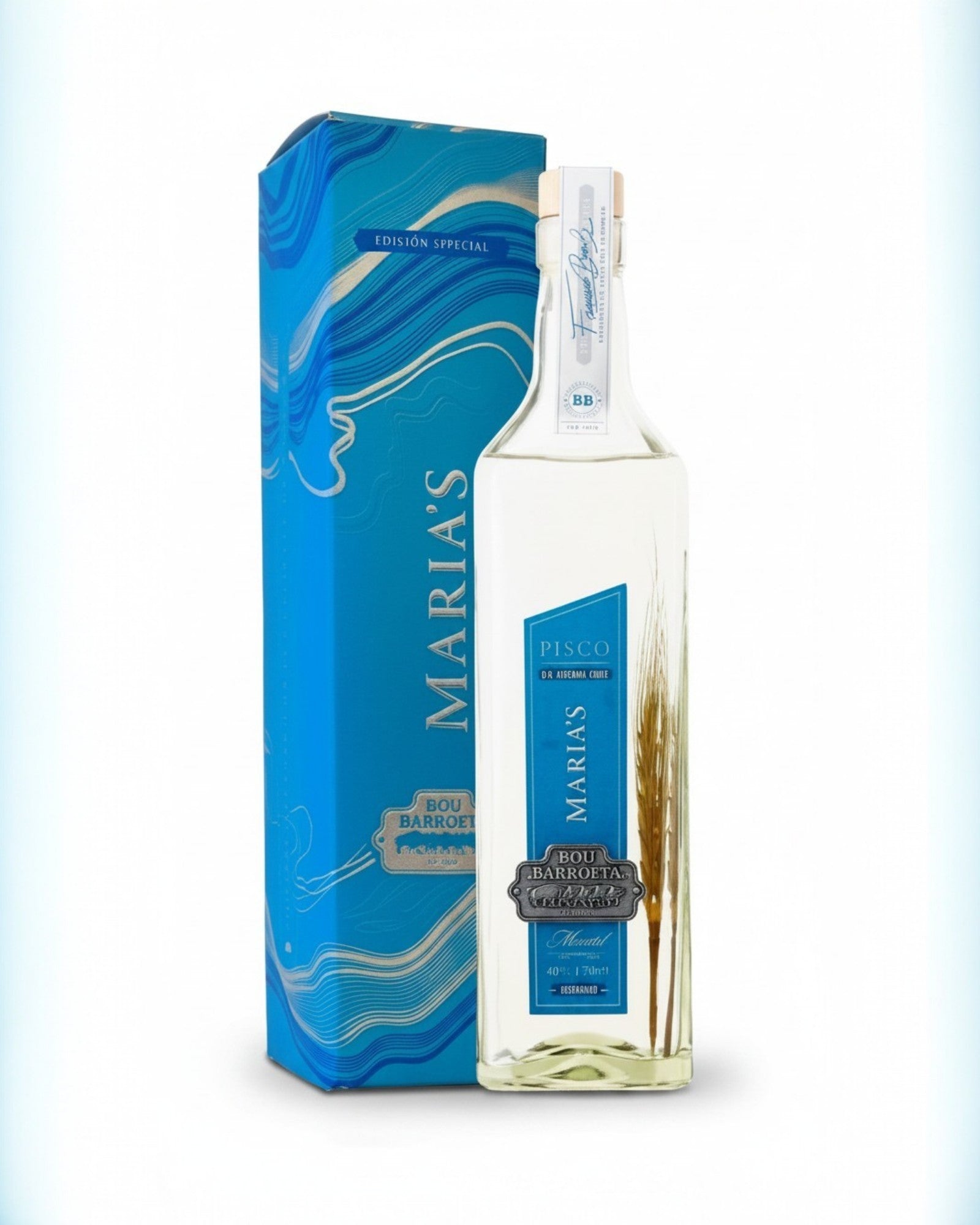 Pisco Bou Barroeta Marias 40° D.O.Elqui