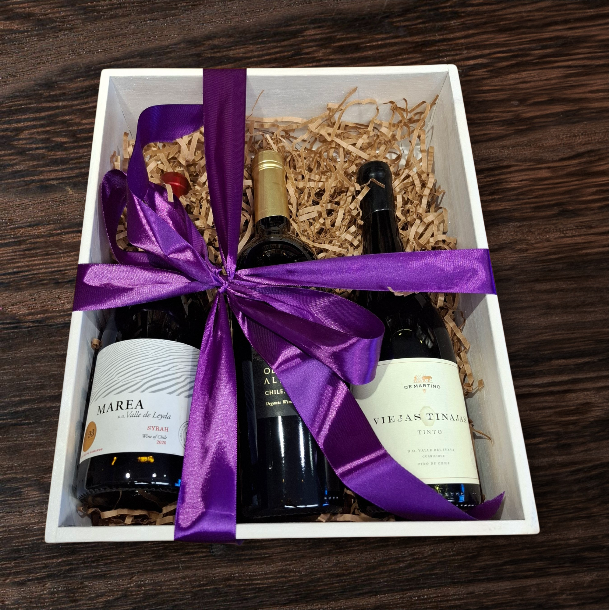 Caja de regalo premium 3 vinos a elección