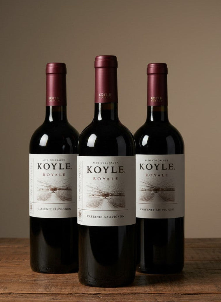 Vino Koyle Cabernet Sauvignon Royale 2021 D.O. Colchagua 3 BOTELLAS