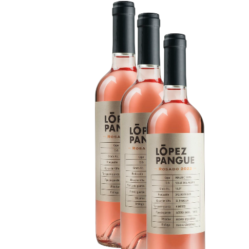 Vino Lopez Pangue Rosado 2024 D.O. Maipo x 3 BOTELLAS