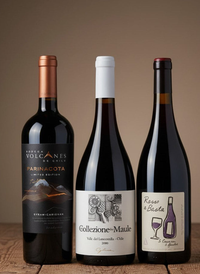 Vino Selección Ensamblajes Mediterráneos IMPERDIBLES 3 BOTELLAS