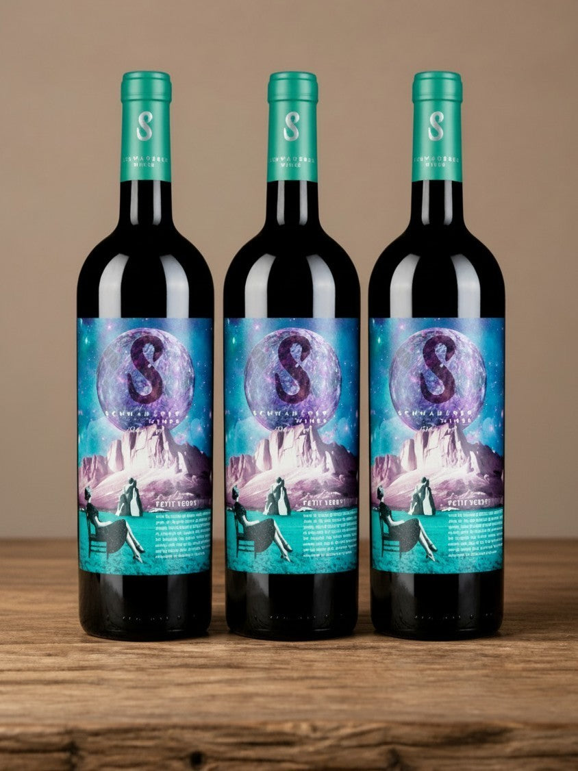 Vino Schwaderer Petit Verdot 2021 D.O. Maule x 3 BOTELLAS