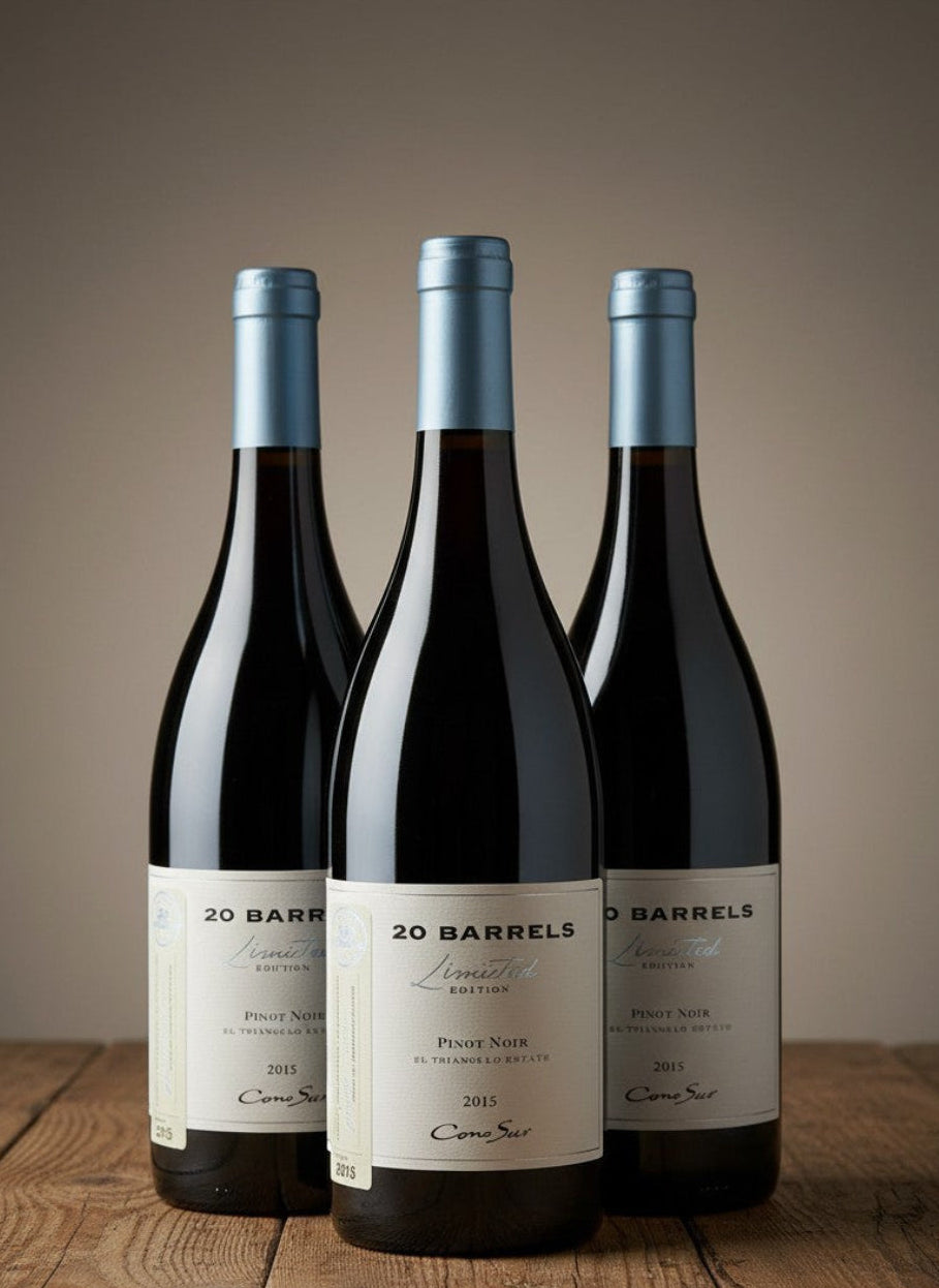 Vino Cono Sur 20 Barrels Pinot Noir 2022 D.O. San Antonio | 3 botellas