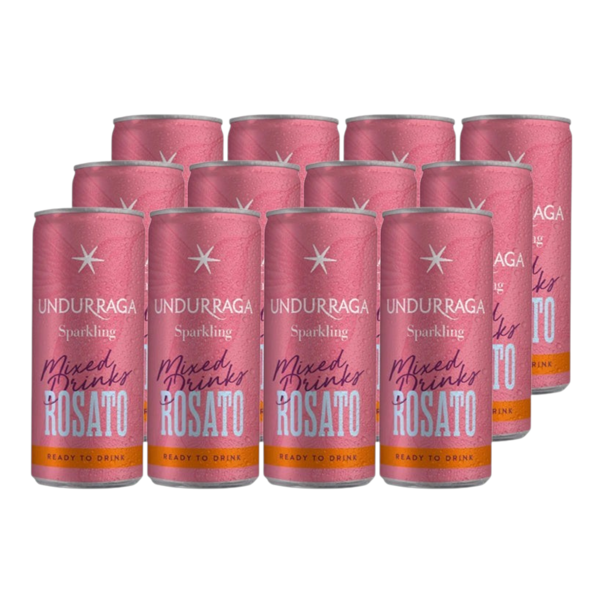 Sparkling Undurraga Rosato 5.5°Alc Mix Drink 310 x 12 Latas (NOLO)