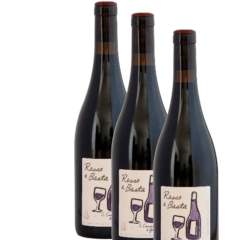 Vino Silvestre Campana y Familia Rosso e Basta D.O. Secano Maule x 3 BOTELLAS