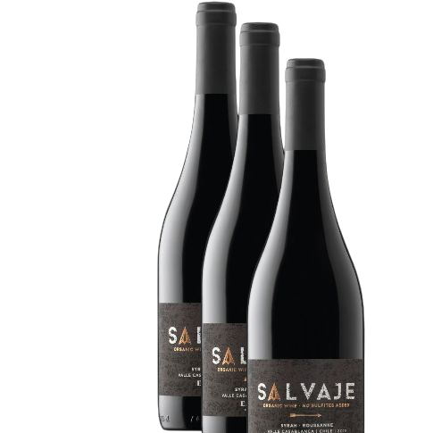Vino Emiliana Salvaje Ensamblaje 2022 D.O. Casablanca x 3 BOTELLAS