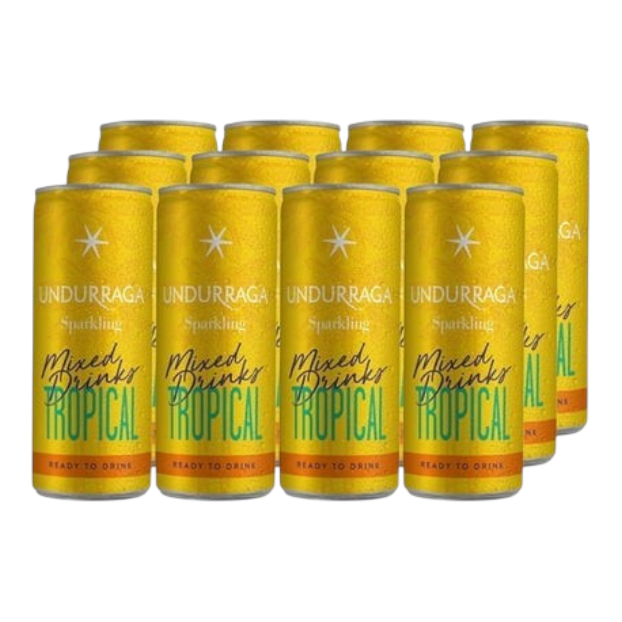Sparkling Undurraga Tropical Mix 5.5°Alc Mix Drink 310 x 12 Latas (NOLO)