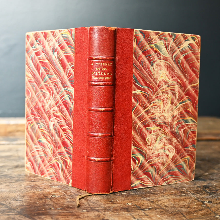Libro Dix Ans d'etudes Historiques de Agustin Thierry
