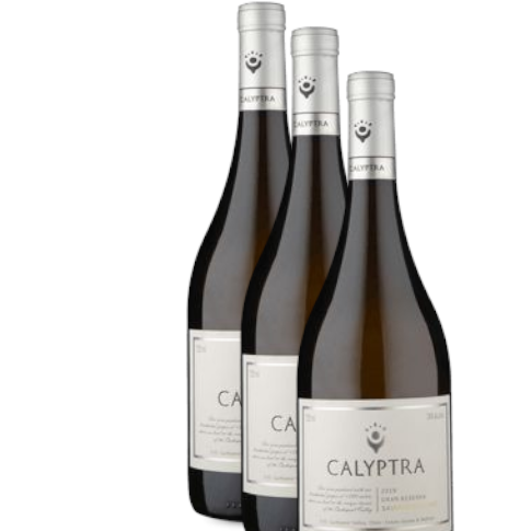 Vino Calyptra Sauvignon Blanc Gran Reserva 2018 D.O. Cachapoal Alto X 3 BOTELLAS